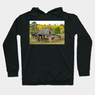 Abandoned Mine in Autumn Hoodie